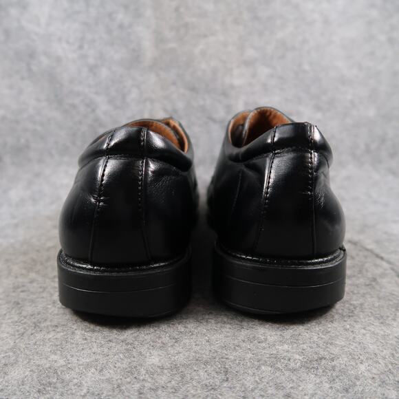 Hunters Bay Shoes Mens 9 Derby Oxford Cap Toe Black Dress Formal Career Classic - Picture 6 of 14